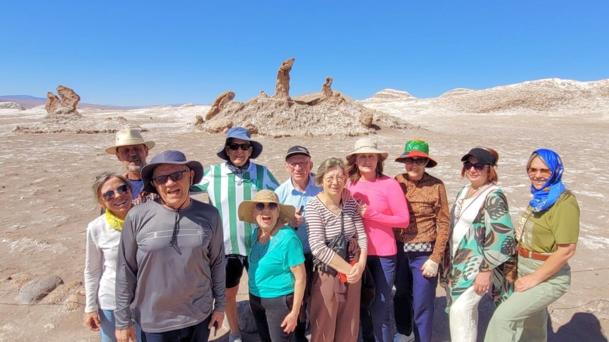 Viagem em grupo no Deserto do Atacama